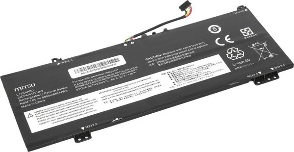 Φορτιστής Laptop Mitsu για Lenovo Yoga 530-14IKB, Συμβατό με L17C4PB0, L17M4PB0