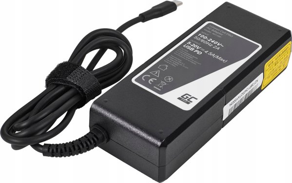 Green Cell PRO Φορτιστής Laptop USB-C 90W για Φορητούς Υπολογιστές, Tablet & Smartphones