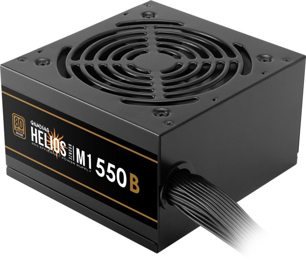 Gamdias Helios M1-550B Τροφοδοτικό Υπολογιστή 550W 80 Plus Bronze