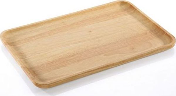 Πιατέλα για σνακ Zassenhaus καουτσουκόδεντρο 42 x 27,5 cm