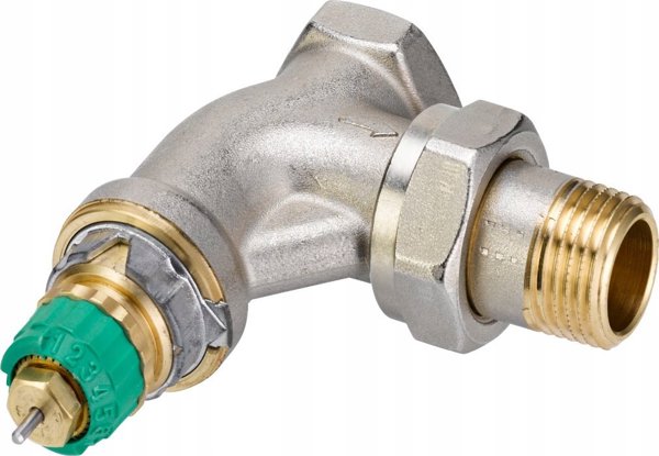 Danfoss Δυναμική Γωνιακή Βαλβίδα RA-DV 1/2" με Προρύθμιση - 013G7712