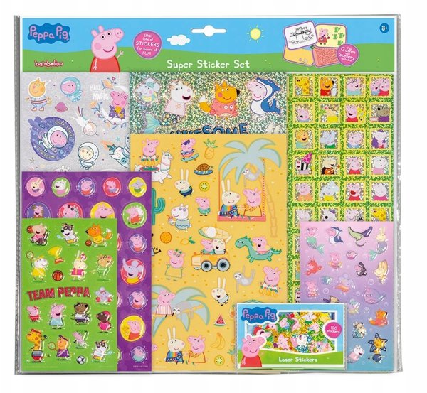 Zdesign CCG super set naklejki Peppa 7ark 60167