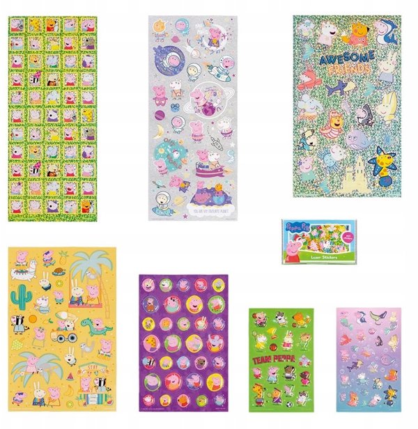 Zdesign CCG super set naklejki Peppa 7ark 60167