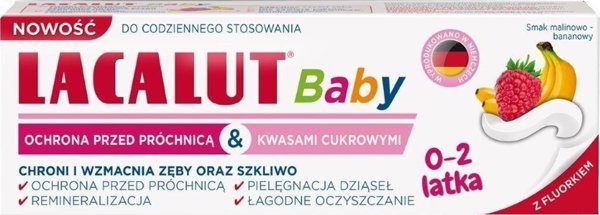 Zdrovit Lacalut Baby Παιδική Οδοντόκρεμα για Βρέφη 0-2 Ετών, 55ml