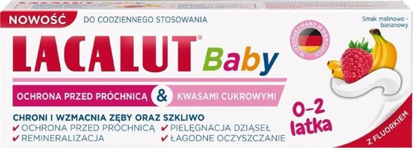 Zdrovit Lacalut Baby Παιδική Οδοντόκρεμα για Βρέφη 0-2 Ετών, 55ml