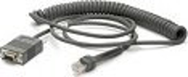 Καλώδιο παράλληλο Zebra CBA-RF3-C09ZAR, μαύρο, 2,8 m, RS232 DB9