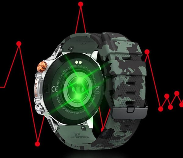 Gravity GT20-7 Ανδρικό Smartwatch με Ψηφιακή Οθόνη - Μαύρο