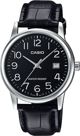 Casio MTP-V002L-1BUDF Ανδρικό Ρολόι με Δερμάτινο Λουράκι