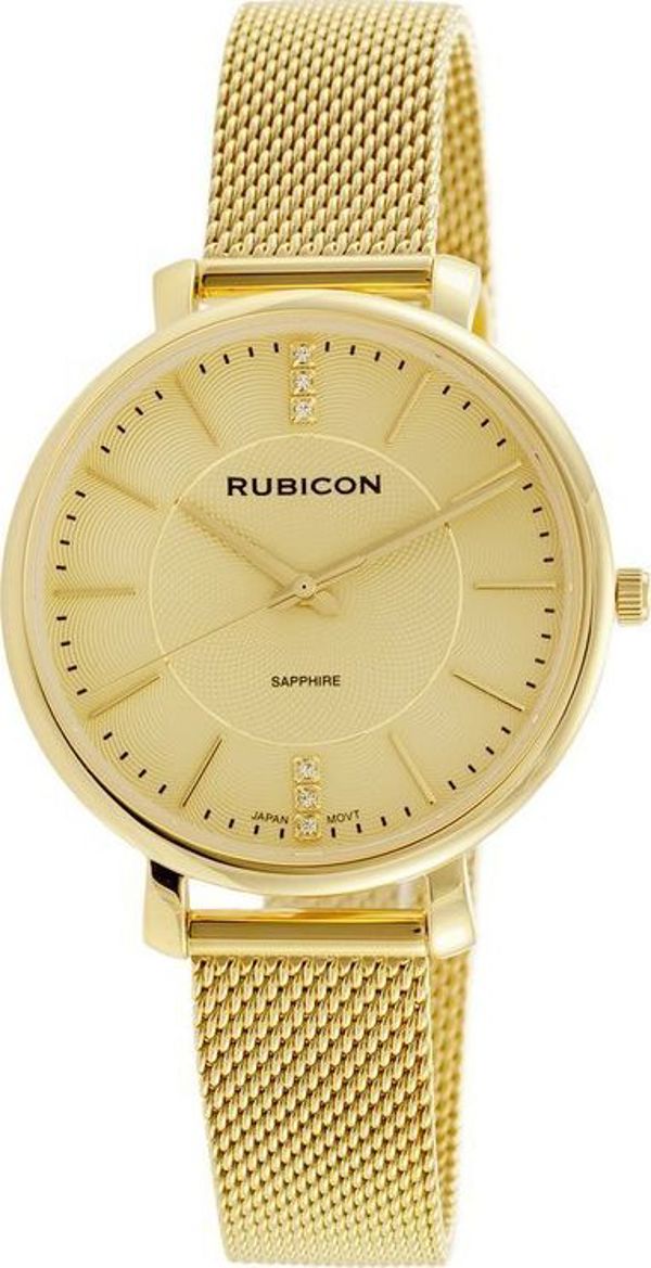 Γυναικείο Ρολόι Rubicon RNBE51-2 Με Μπρασελέ Σε Ασημί Χρώμα