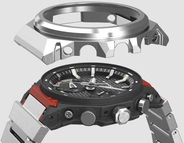 Zegarek G-SHOCK Zegarek Casio G-Shock G-Steel GST-B1000D -1AER
