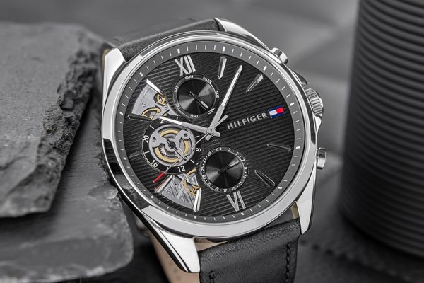 Ανδρικό Ρολόι Tommy Hilfiger Baker Open Heart 1710644 + BOX