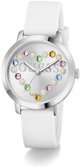 Zegarek Guess Zegarek damski GW0998L1 CYRKONIE biały