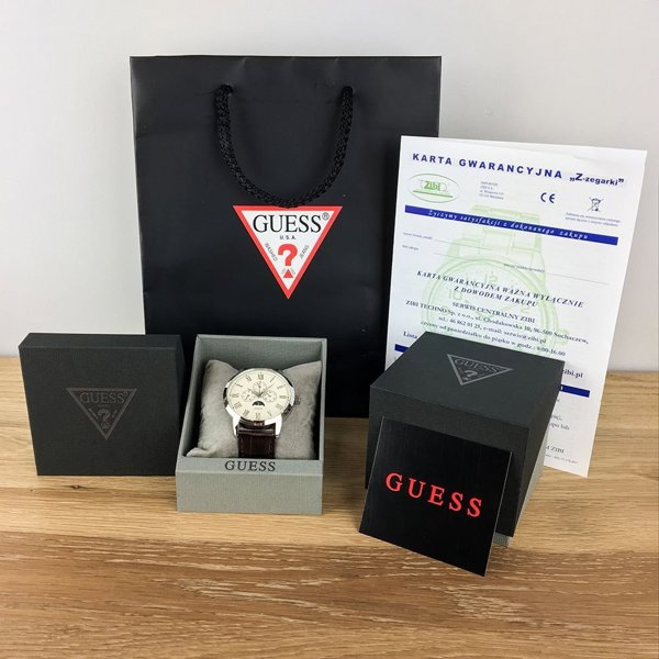 Zegarek Guess Zegarek damski Guess GW0760L2 złoty