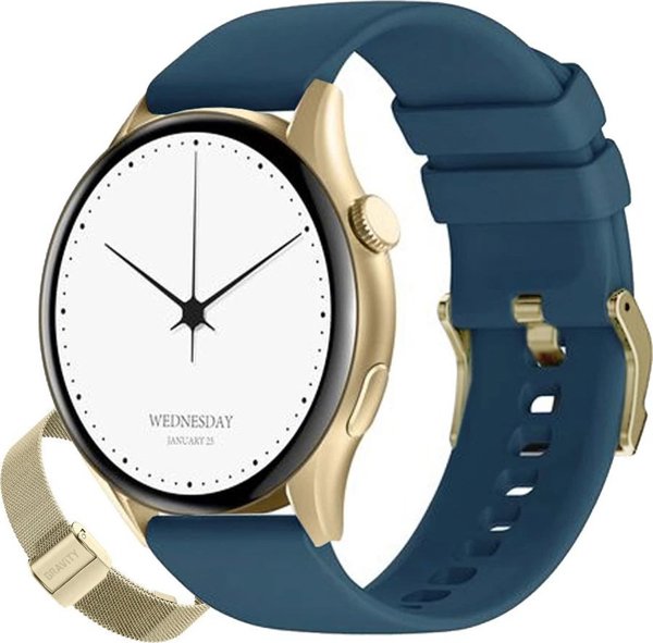 Zegarek damski SMARTWATCH GRAVITY GT11-4 LGD/LGD/BU