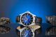 Ανδρικό Ρολόι Giewont Elegance Sapphire GW5160-A3 Μαύρο-Μπλε