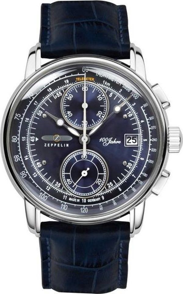 Zegarek Zeppelin 100 Jahre 8670-3 Quarz Niebieski (259588)