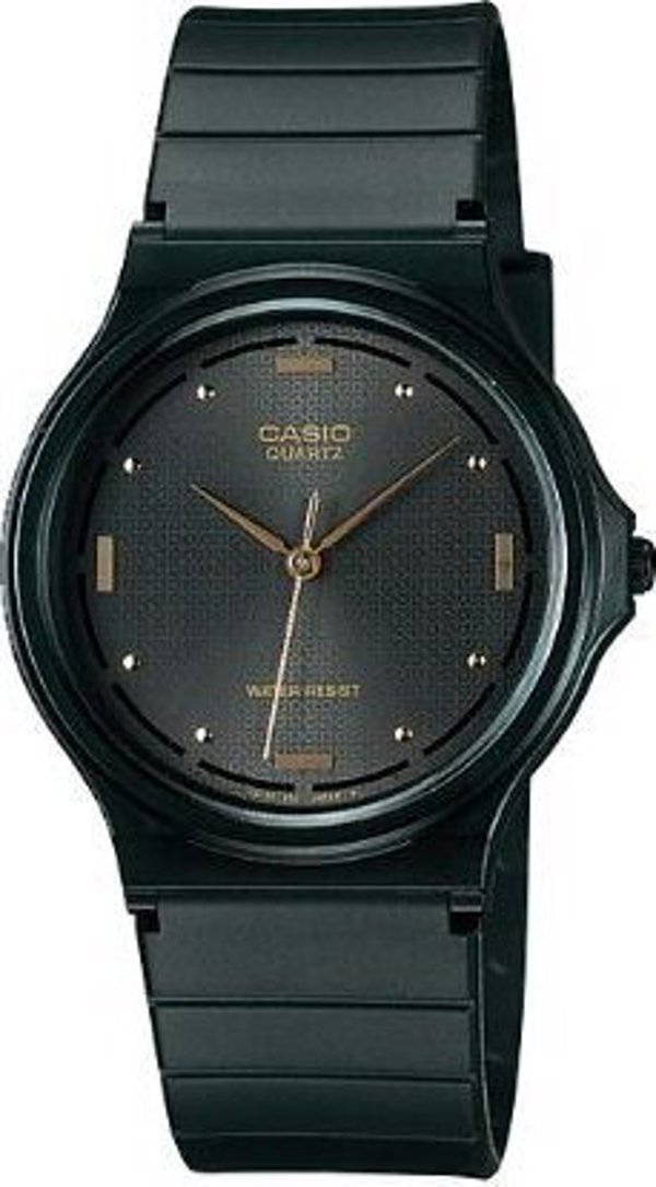 Ρολόι Casio MQ-76-1ALDF Unisex Αναλογικό με Μαύρο Καντράν και Μαύρο Λουράκι