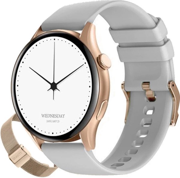 Zegarek damski SMARTWATCH GRAVITY GT11-8 RGD/RGD/GY