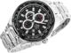 Ανδρικό Ρολόι Casio Edifice EFR-539D-1A Μεταλλικό Ασημί Χρονόμετρο 10ATM