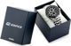 Ανδρικό Ρολόι Casio Edifice EFR-539D-1A Μεταλλικό Ασημί Χρονόμετρο 10ATM