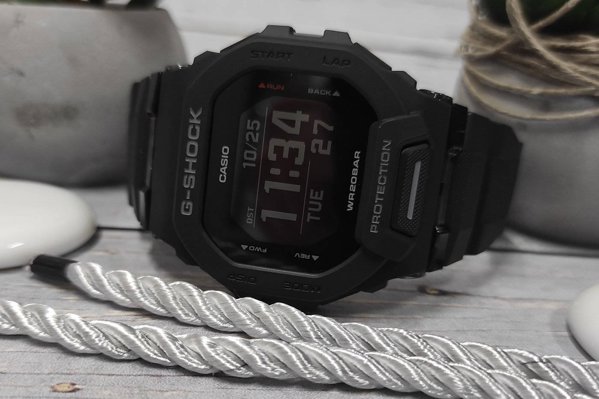 Casio G-Shock G-SQUAD GBD-200-1ER Ρολόι με Βηματόμετρο Μαύρο