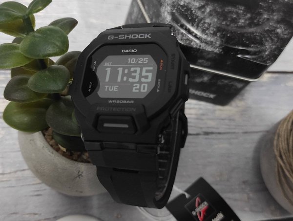Casio G-Shock G-SQUAD GBD-200-1ER Ρολόι με Βηματόμετρο Μαύρο