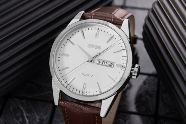 Ανδρικό Ρολόι Skmei 9073SIWTB + BOX
