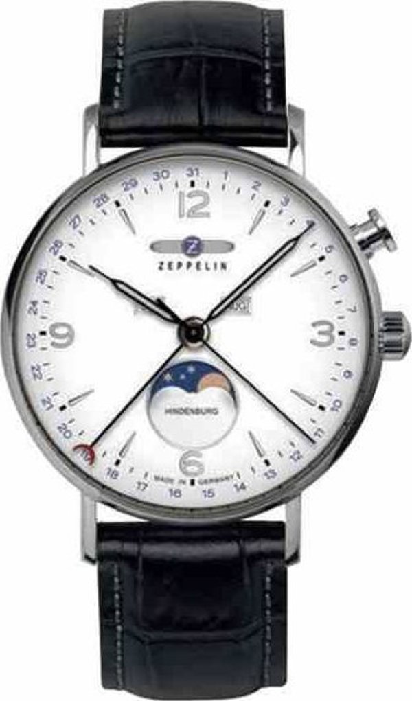 Zegarek Zeppelin Zegarek Zeppelin Hindenburg Moonphase 8076-1