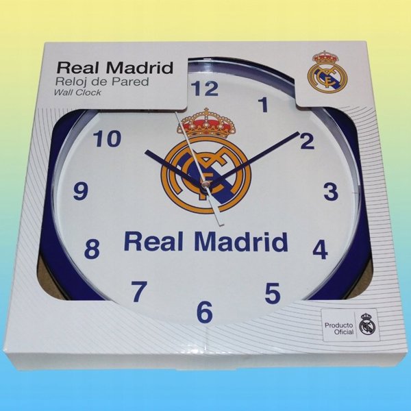 Ρολόι Τοίχου 25cm για Παιδιά Real Madrid Επίσημο Προϊόν