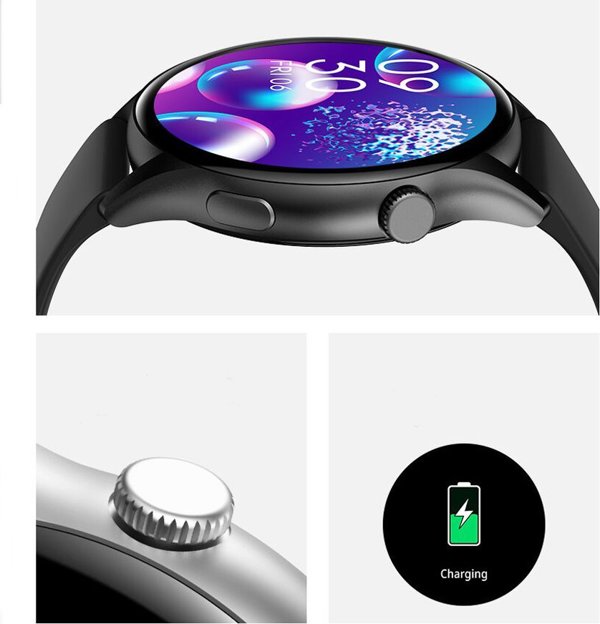 Zegarek damski SMARTWATCH GRAVITY GT11-1 LGD/LGD/BK