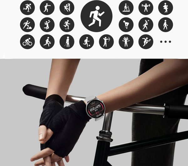 Zegarek damski SMARTWATCH GRAVITY GT11-1 LGD/LGD/BK
