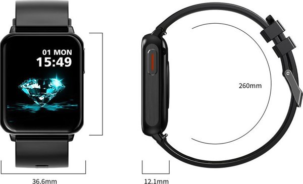 Γυναικείο Smartwatch Gravity GT17-8 με Έγχρωμη Οθόνη και Λειτουργίες Παρακολούθησης Υγείας