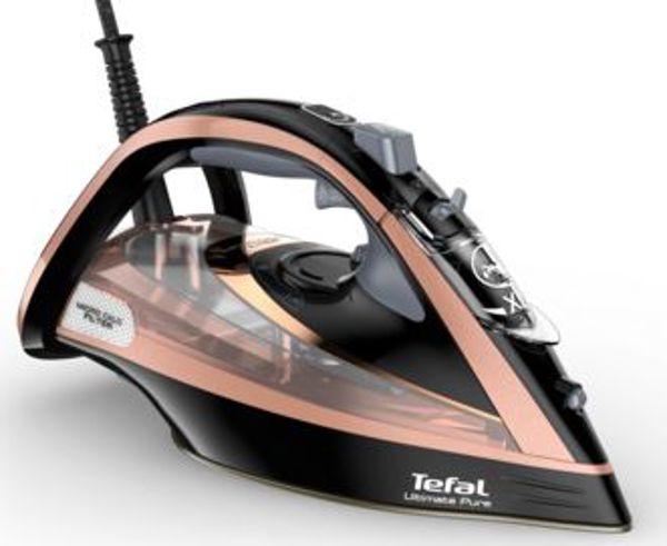 Σίδερο Ατμού Tefal Ultimate Pure FV9845E0 3200W με Σύστημα Κατά των Αλάτων και Αυτόματη Διακοπή Λειτουργίας