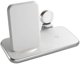 Zens Aluminium Series 4 in 1 - Kabelloses Ladegerat + AC-Netzteil - 45 Watt - Apple Fast Charge, FC (USB) - auf Kabel: USB-C - weiss