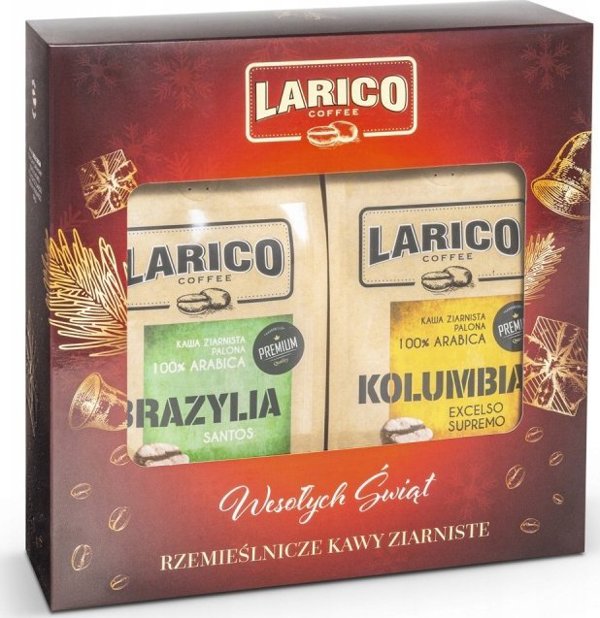 Σετ Κόκκων Καφέ Larico, 2x225g (Σύνολο 450g)