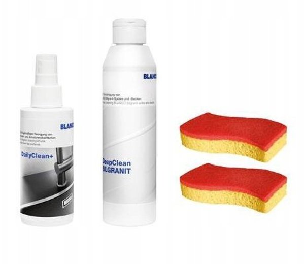 Σετ Καθαρισμού Silgranitu με DailyClean+, DeepClean και Σφουγγάρια Spontex