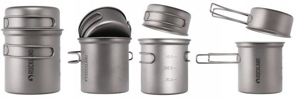Σετ σκευών TRAVEL PRO TITANIUM