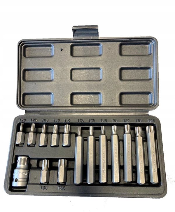 Σετ Bits Torx 15 τμχ T20-T55 (Μήκος: 30/75mm)