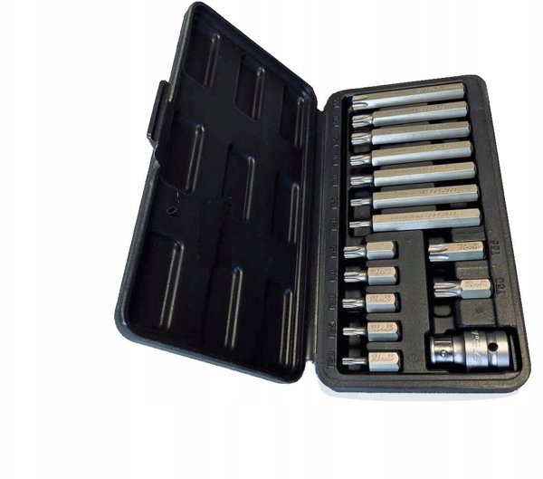 Σετ Bits Torx 15 τμχ T20-T55 (Μήκος: 30/75mm)