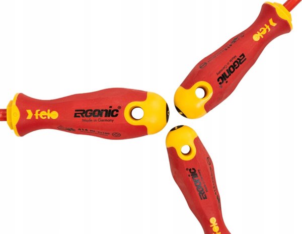 Felo Σετ Κατσαβιδιών Ergonic VDE 5 Τεμαχίων, Δοκιμαστικό Τάσης 220-250V & Μαγνητιστής