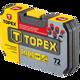 Σετ Εργαλείων Topex 72 τεμ. Καρυδάκια 1/4" (38D693)