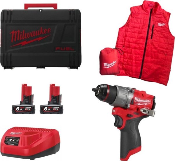 MILWAUKEE.UD.M12FPD2MC-602X ΚΑΤΣΑΒΙΔΙ + ΛΑΜΠΑ ΚΑΙ ΑΜΑΝΙΚΟ