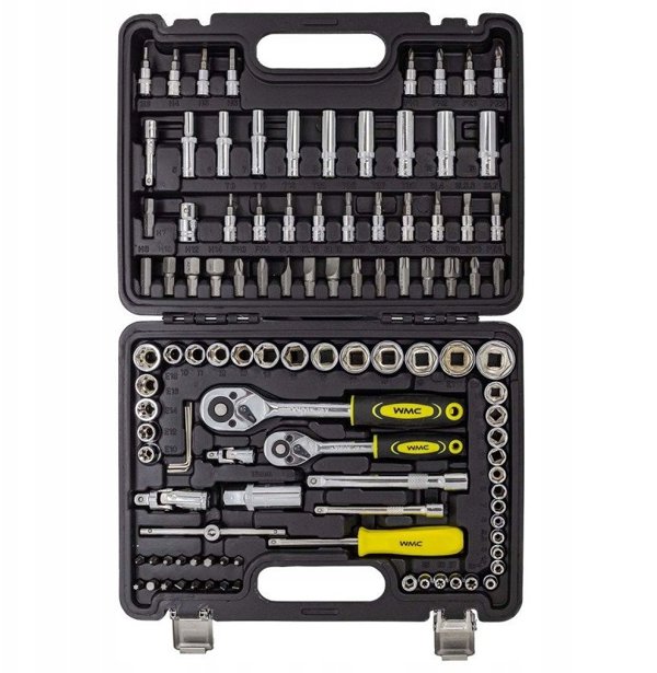 Σετ Εργαλείων NoName 108 Τεμαχίων 1/4" & 3/8" με Καρυδάκια Εξάγωνα 4-22mm