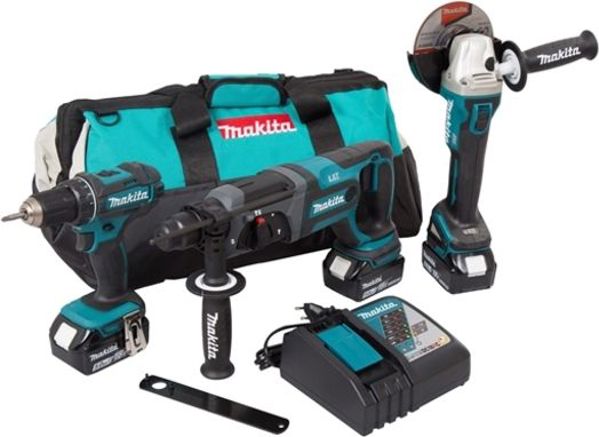 Σετ ηλεκτρικών εργαλείων Makita 9 τεμαχίων (DLX3078TX1)