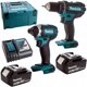 Σετ εργαλείων MAKITA Accum. tool compl. 18V 2x4,0Ah Li-Ion, (DDF482+DTD152)