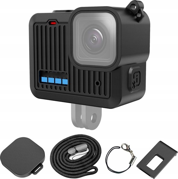 Puluz Σετ Θήκη Προστασίας για GoPro HERO 4K 2024, Περίβλημα με Λουράκι, PU717B