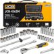 JCB Σετ Εργαλείων 1/2" 36 Τεμαχίων, Εξαγωνικά Κλειδιά (8-32mm) για Επαγγελματική Χρήση