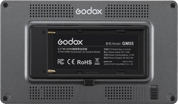 Σετ στούντιο GODOX Οθόνη προεπισκόπησης αφής Godox GM55 5,5 ιντσών HDMI 4K