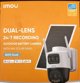 Zestaw Kamera IP IMOU AOV Dual 5MP+5MP 2.4GHz / 5GHz WiFi+4G + panel solarny 8W