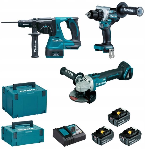 Σετ ηλεκτρικών εργαλείων Makita Combo 18V DLX3202TJ